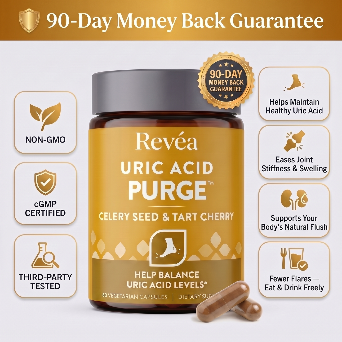 Revéa Uric Acid Cleanse & Joint Support