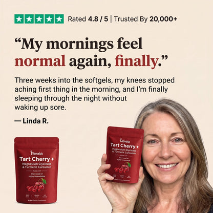 Customer review – Revéa Tart Cherry Softgels